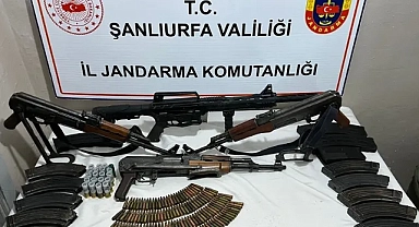 Şanlıurfa'da 3 uzun namlulu silah ele geçirildi