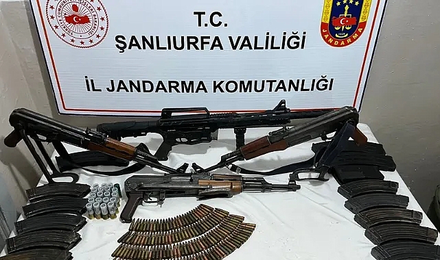 Şanlıurfa'da 3 uzun namlulu silah ele geçirildi