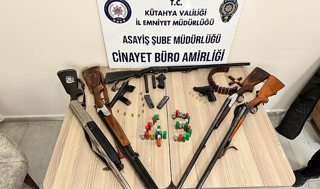 Silah ticareti operasyonu: 6 gözaltı