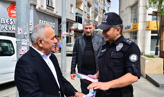 Terme’de dolandırıcılığa karşı vatandaşlar bilgilendirildi