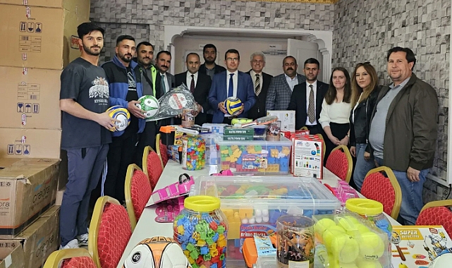 Tutak’ta okullara spor malzemesi desteği verildi