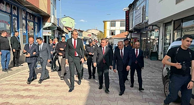 Vali Aydoğdu, Tercan'da incelemelerde bulundu