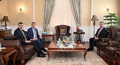 Vali Çiftçi'ye, komşu valilerden ziyaret