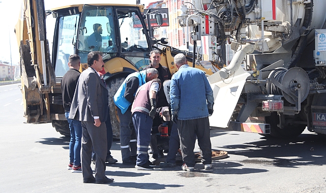 Van’dan Ağrı’ya vidanjör desteği
