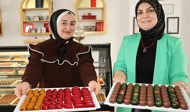 Van'da Eşi çikolata seviyor diye üretim atölyesi kurdu