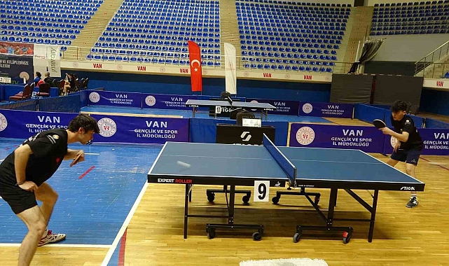 Van'da maşa tenisi müsabakaları sona erdi