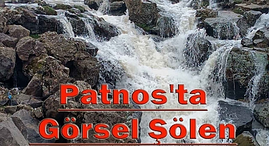 (Videolu Haber) Patnos'ta Eriyen Karlar Şelaleler Oluşturdu