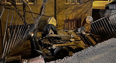 Yer Nevşehir: Kontrolden Çıkan Araç Bahçeye uçtu