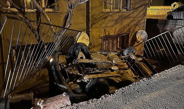 Yer Nevşehir: Kontrolden Çıkan Araç Bahçeye uçtu