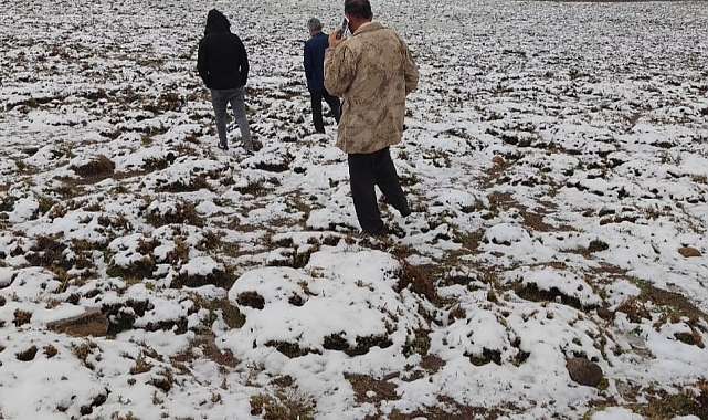Adilcevaz'ın yüksek kesimleri beyaza büründü