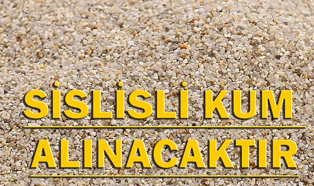 Ağrı Belediyesi Silisli Su Arıtma Kumu Alacaktır