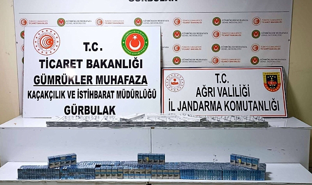 Ağrı’da 830 paket kaçak sigara ele geçirildi