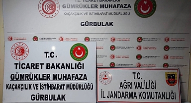Ağrı’da piyasa değeri 7 milyon 120 bin TL külçe altın ele geçirildi
