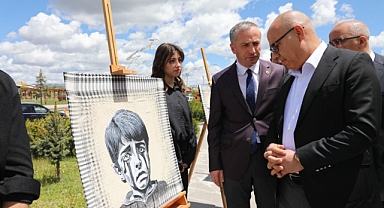 Ağrı’da “Savaşa Hayır” konulu sergi yapıldı