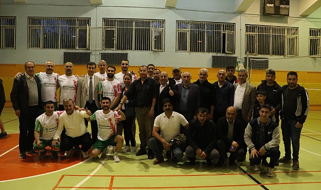 Ağrı İl Tarım ve Orman Müdürlüğü geleneksel voleybol turnuvası tamamlandı
