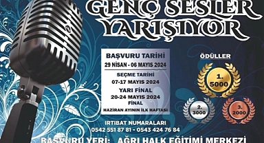 Ağrı’nın Genç Sesleri Yarışıyor