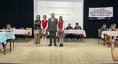 Aşkale de öğrenciler hem yarıştı hem eğlendi