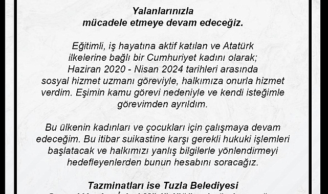 Ayşegül Bingöl’den iddialara cevap: “Nisan 2024’te kendi isteğimle görevimden ayrıldım”