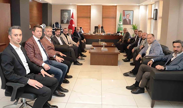 Başkanlarla projeleri konuştular