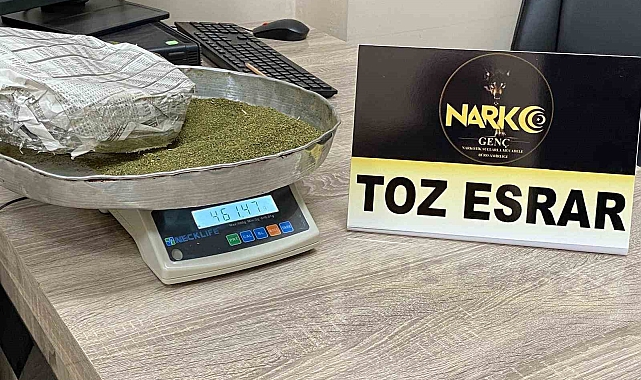 Bingöl'de uyuşturucu operasyonu: 1 gözaltı