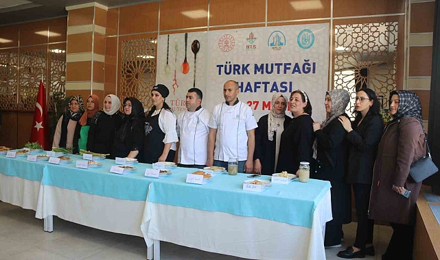 Bitlis'te 'Türk Mutfağı Haftası' etkinlikleri
