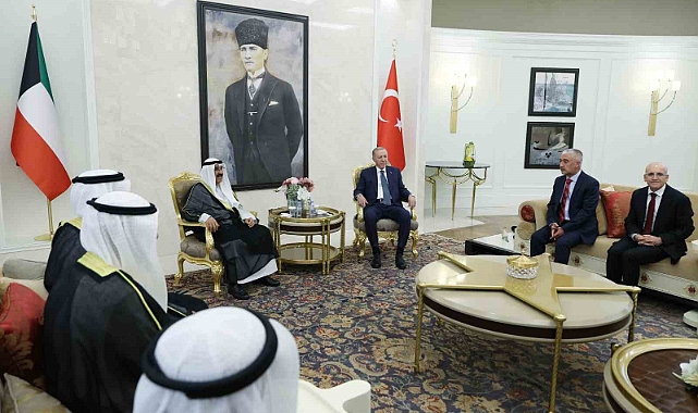Cumhurbaşkanı Erdoğan, Kuveyt Emiri es-Sabah’ı resmi törenle karşıladı