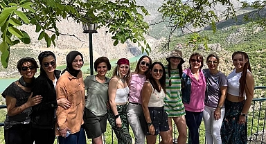 Dağcı ekibi Kemaliye'yi gezdi