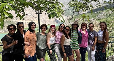 Dağcı ekibi Kemaliye'yi gezdi