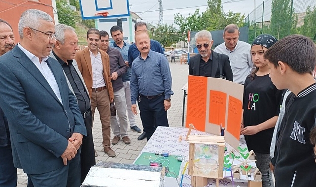 Darende Ayvalı'da ilk bilim fuarına ilgi
