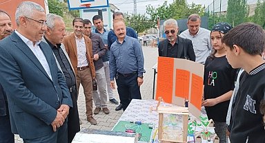 Darende Ayvalı'da ilk bilim fuarına ilgi