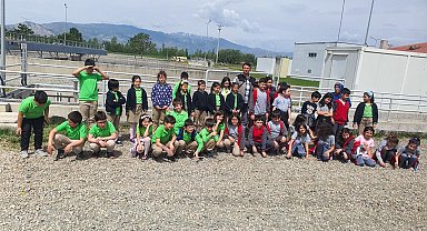 Erzincan'da öğrenciler çevre bilinci için Atık Su Arıtma Tesislerini ziyaret etti