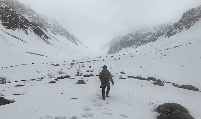 Erzincan'ın yüksek kesimlerine kar yağdı