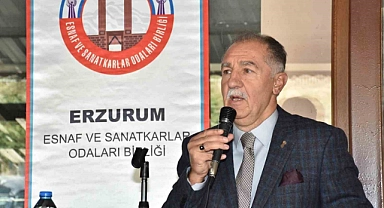Erzurum Esnaf ve Sanatkârlar Odaları Birliği Başkanı Rasim Fırat, esnafa verilen kredide faiz yükseltilmesine tepki gösterdi