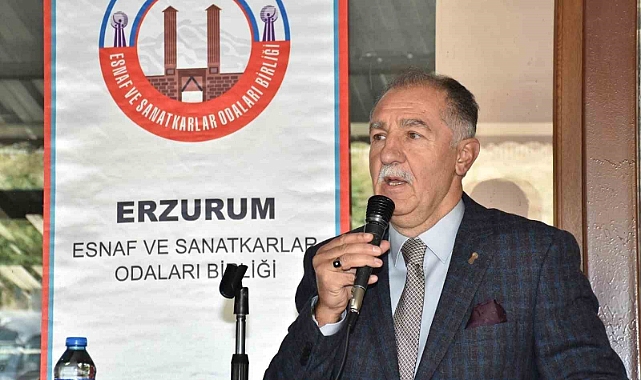Erzurum Esnaf ve Sanatkârlar Odaları Birliği Başkanı Rasim Fırat, esnafa verilen kredide faiz yükseltilmesine tepki gösterdi