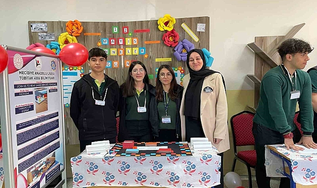 Erzurum Mecidiye Anadolu Lisesi'nde bilim fuarı