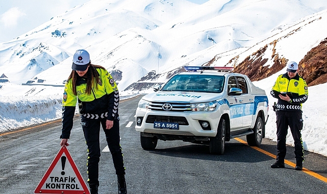Erzurum polis sorumluluk bölgesinde bir ayda 149 trafik kazası