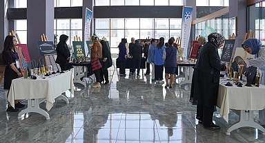 Erzurum Teknik Üniversitesi'nde El Sanatları Sergilendi