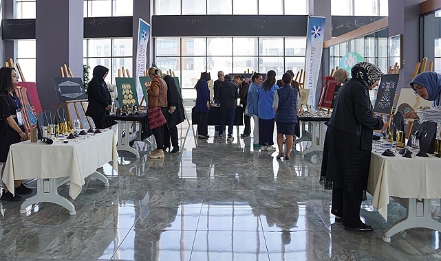 Erzurum Teknik Üniversitesi'nde El Sanatları Sergilendi