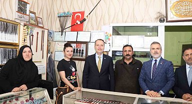 Fatih Erbakan Erzurum'da teşekkür ziyaretleri gerçekleştirdi