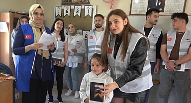 Genç İyilik Topluluğundan Köy Okulu Öğrencilerine Tablet