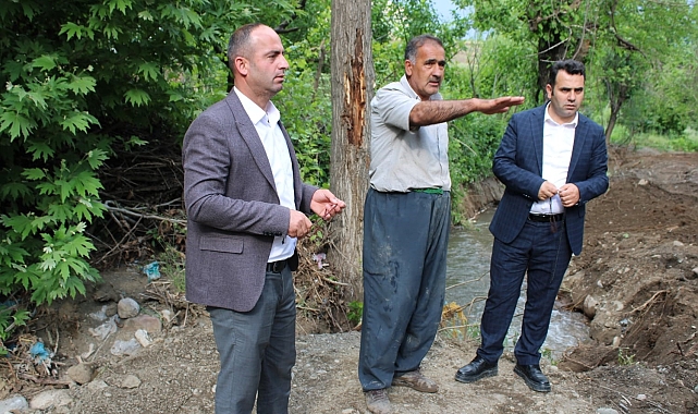 Hakkari de dere ve kanal ıslah çalışmaları başladı
