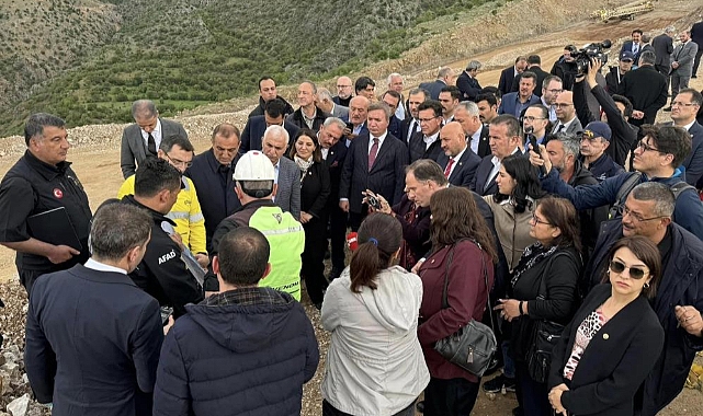 İliç'teki Maden Kazasını Araştıran Meclis Komisyonu Yerinde İnceleme Yaptı