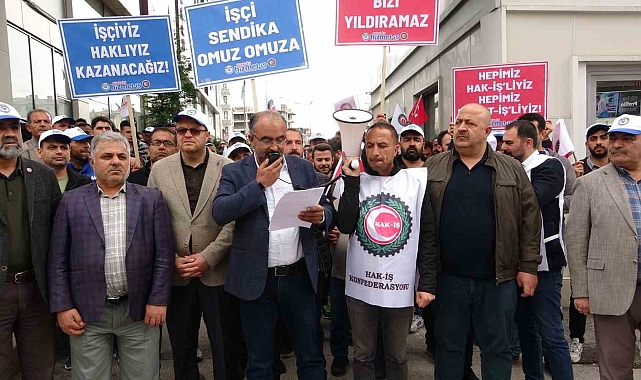İşten Atılan İşçiler Protesto Gösterisi Yaptı