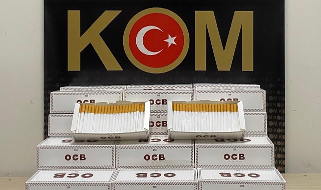 Kars Emniyet Müdürlüğü 50 bin boş makaron ele geçirdi