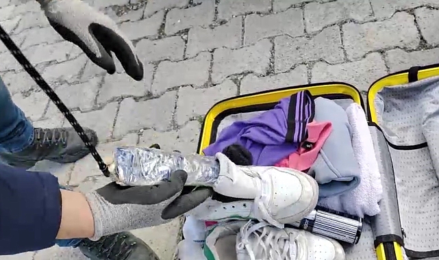 Kars'ta spor ayakkabıdan uyuşturucu çıktı