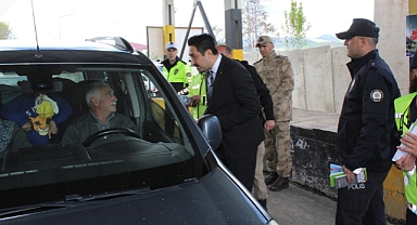 Kaymakam Yıldırım Trafik Denetimlerine Katıldı