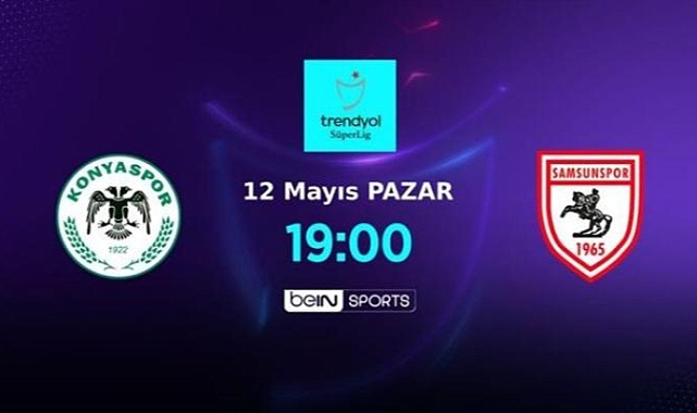 Konyaspor Samsunspor maçı canlı nereden izlenecek? Konyaspor Samsunspor maçı hangi kanalda
