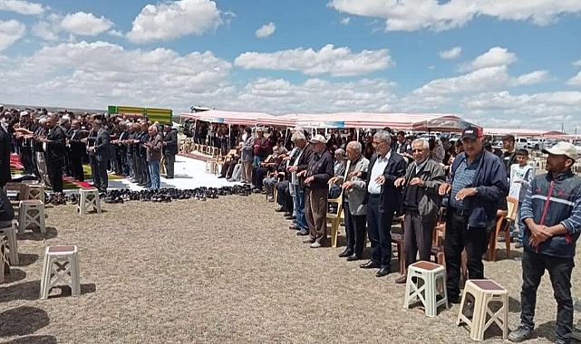 Kulu’da yağmur ve şükür duası yapıldı