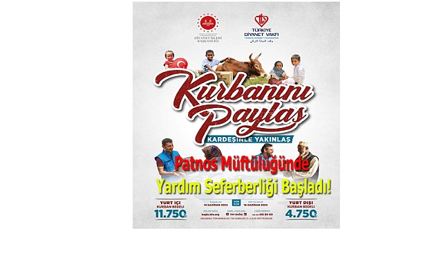 Kurban Bayramı Yaklaşıyor! Patnos Müftülüğünde Yardım Seferberliği Başladı!