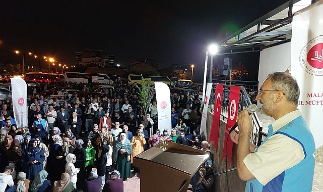 Malatya’dan ilk Hac kafilesi dualarla uğurlandı